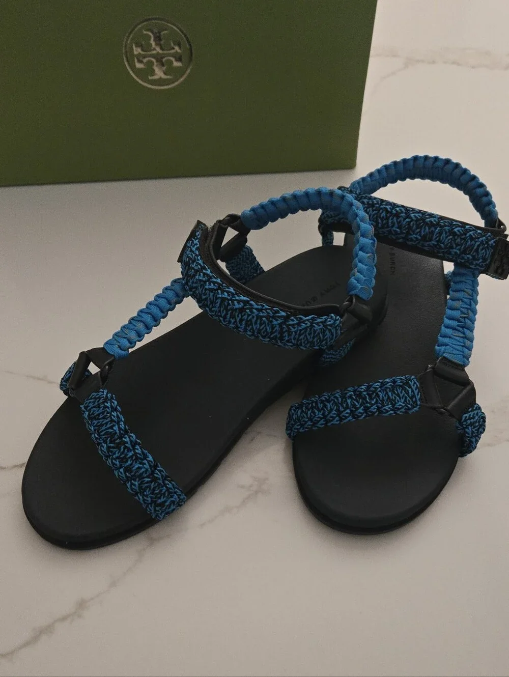 NWT Tory Burch Mellow Trail Rope Sandal